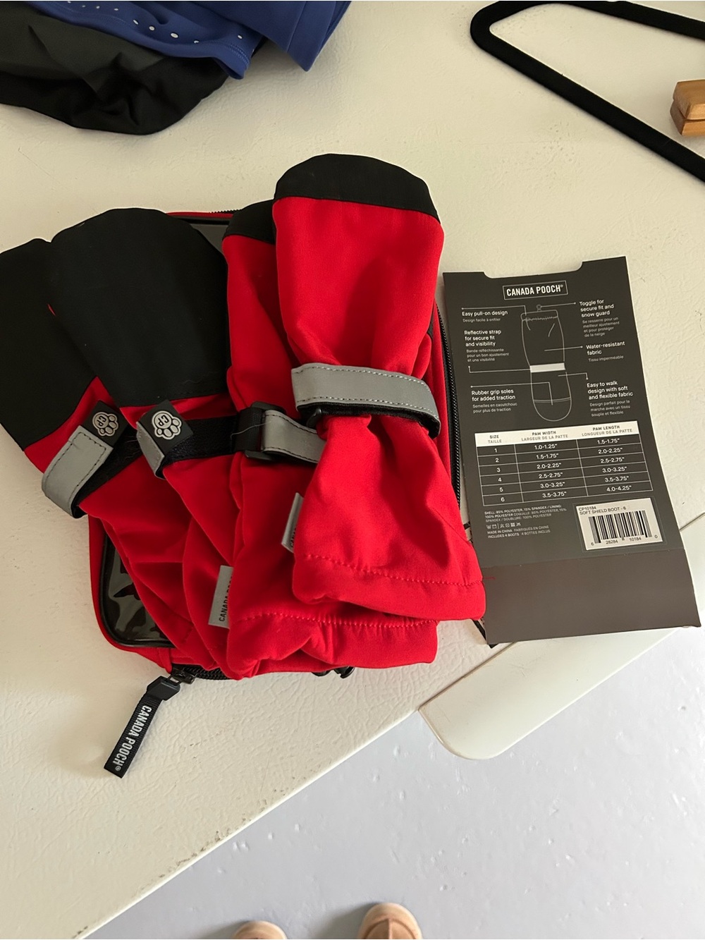 Canada Pooch  Red Insulated boots